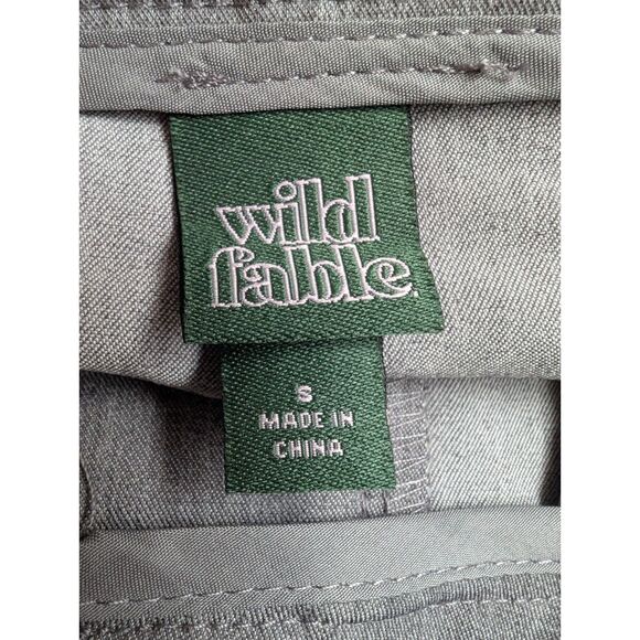 Women's Wide Leg Pants - Wild Fable - Gray Size S - Picture 6 of 7